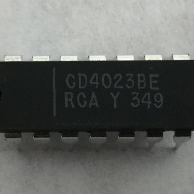 Genuine RCA CD4023BE  Integrated Circuit  14 Pin  Lot of 24