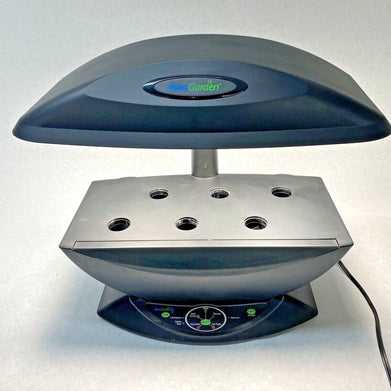 AeroGarden 6 100610-BLK Hydroponic Grow Light Lamp 1 Amp 2 Bulb 6 Pod