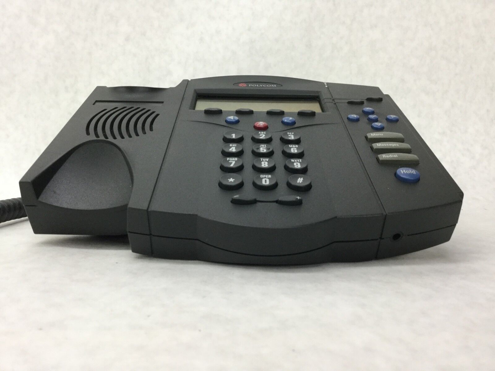 POLYCOM SoundPoint IP 430 SIP Includes Back Stand Plate  Tested WORKS