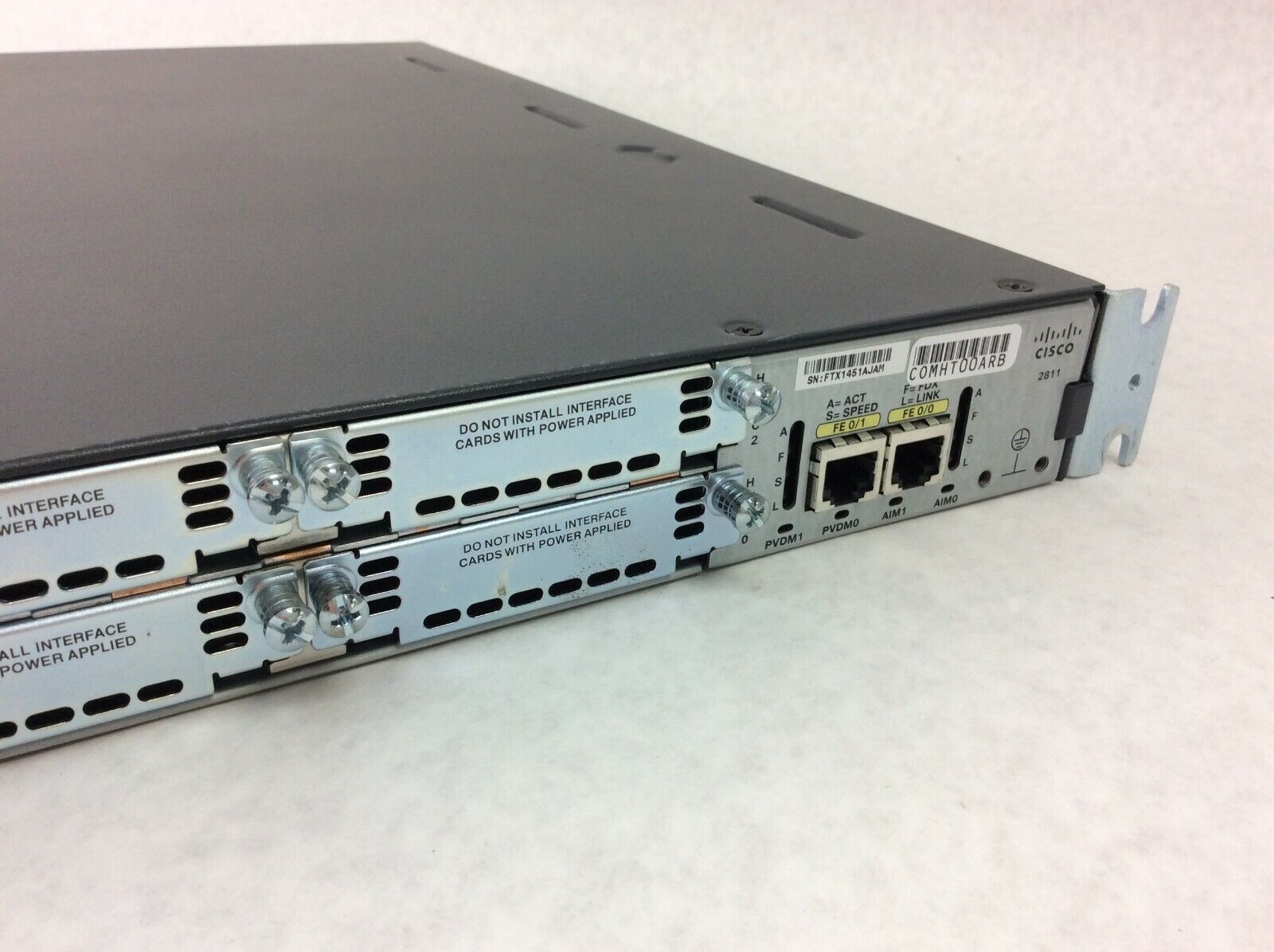 Cisco 2811 2800 Series Integrated Service Router - Tested