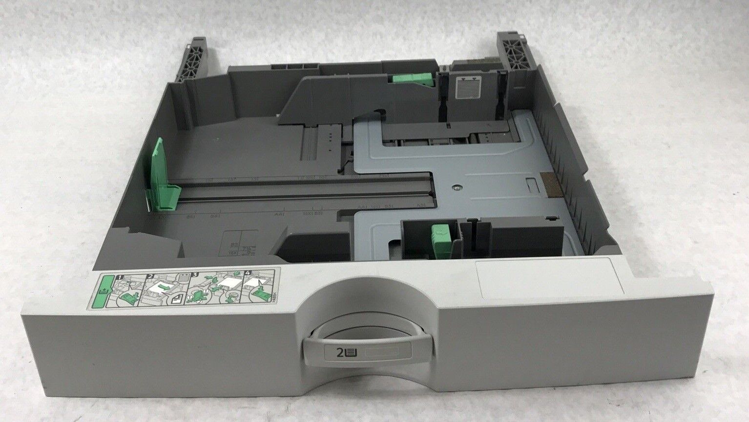 Ricoh Aficio MP5001 Gray and White Replacement Printer Part for Paper Tray 2