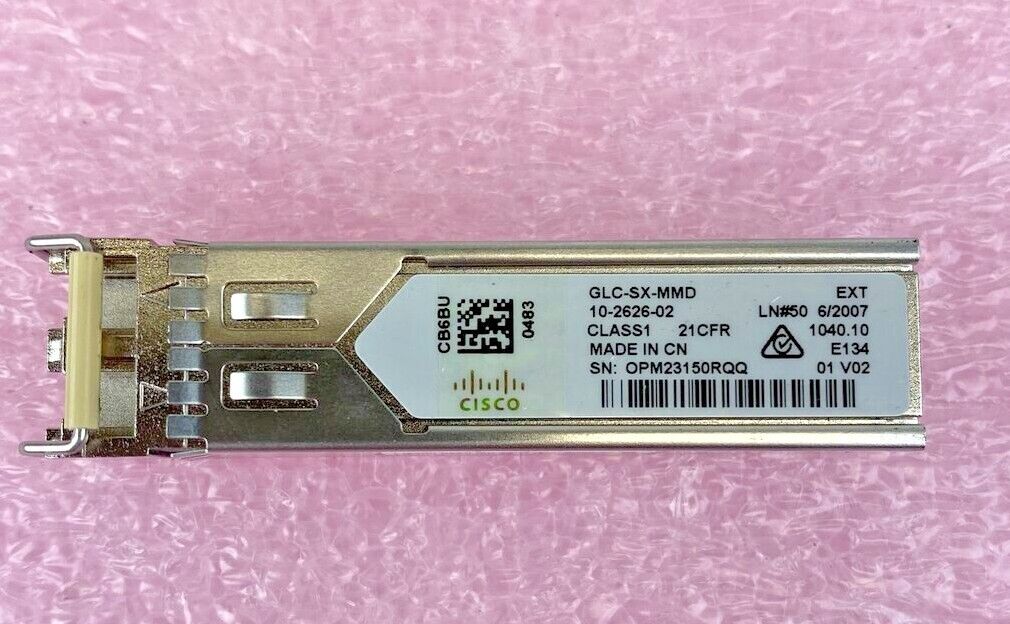 genuine Cisco GLC-SX-MMD 1G SFP Port Transceiver Module 550nm - 10-2626-01