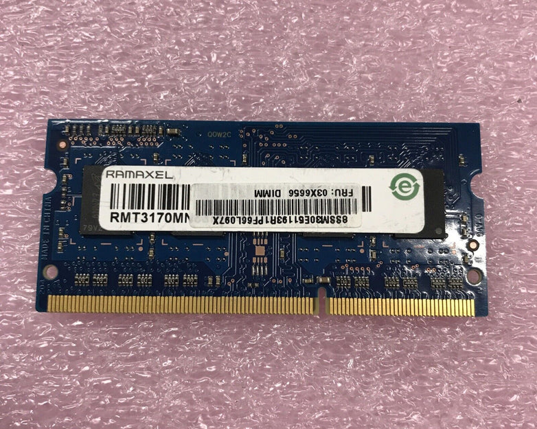 Ramaxel 4GB 1Rx8 PC3L-12800S-11-13-B4 Laptop Memory NB0D16072160013915