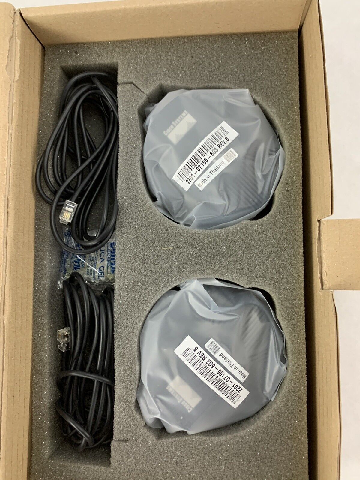 2 pairs of Cisco 7936IP EX-Mics Kit CP-7936-MIC-KIT 74-3428-02