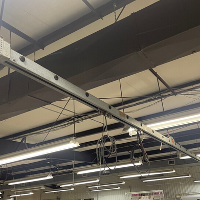 ITE Trol-E-Duct TD310, TDF3, Electrical Busway, 100A, 3PH, 600V, Vintage