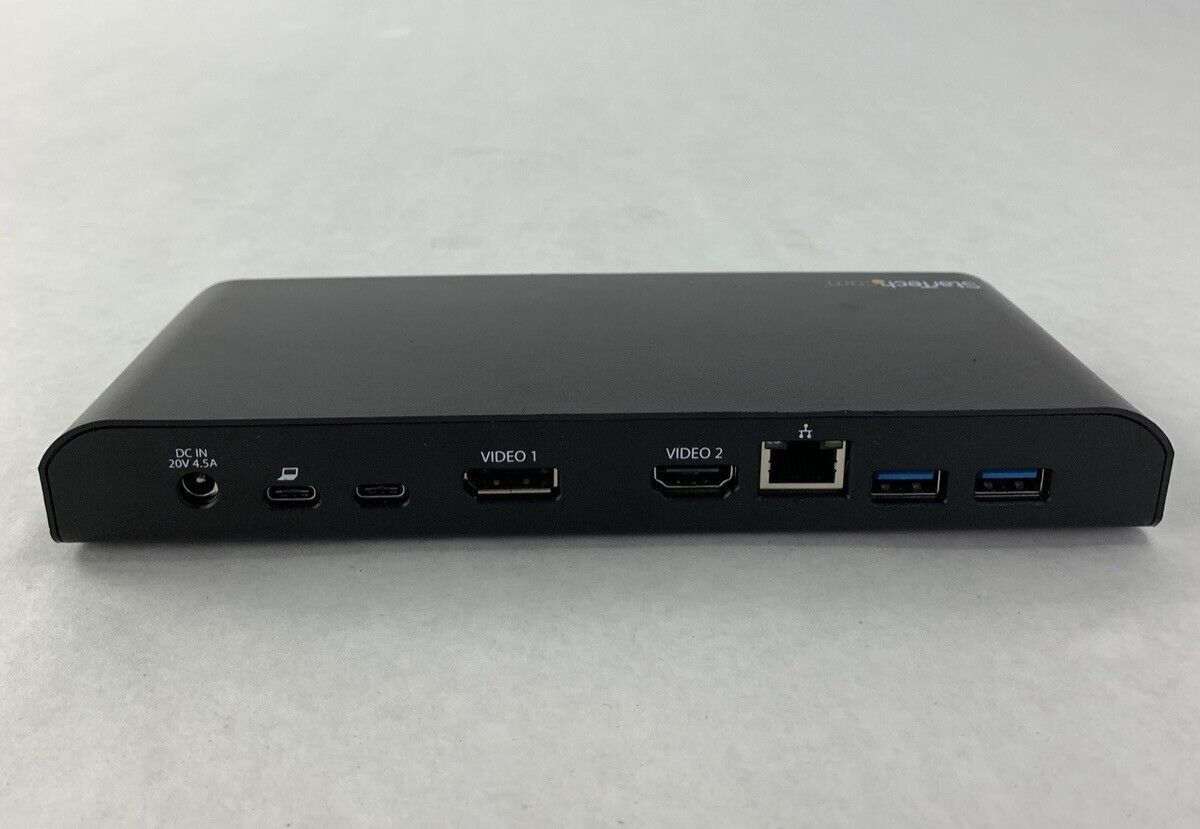 Startech USB-C Laptop Dock Dual Monitor Docking Station MST30C2DPPD No PS