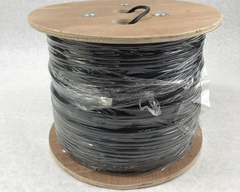 FTP Cat5e Lan Cable 1000ft Black P/N 100493