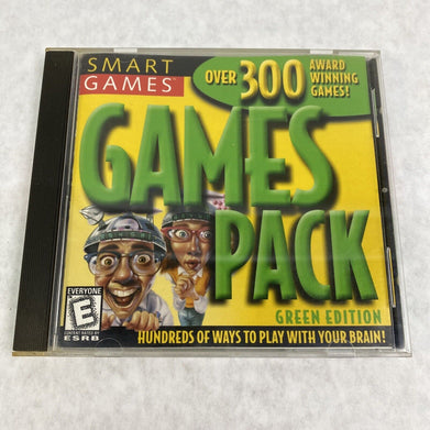 Smart Games Green Edition 300 Brain Games Pack Win 95 98 CD-ROM Vintage
