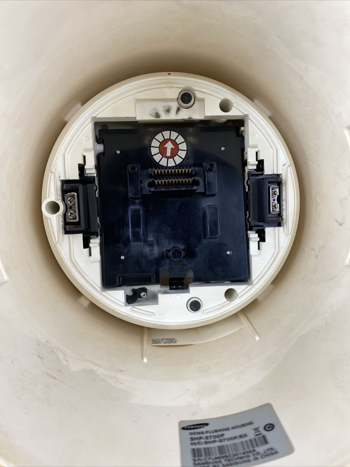 Hanwha SCP-2270N Digital Color PTZ Camera in SHP-3701F Dome-Flushing Housing