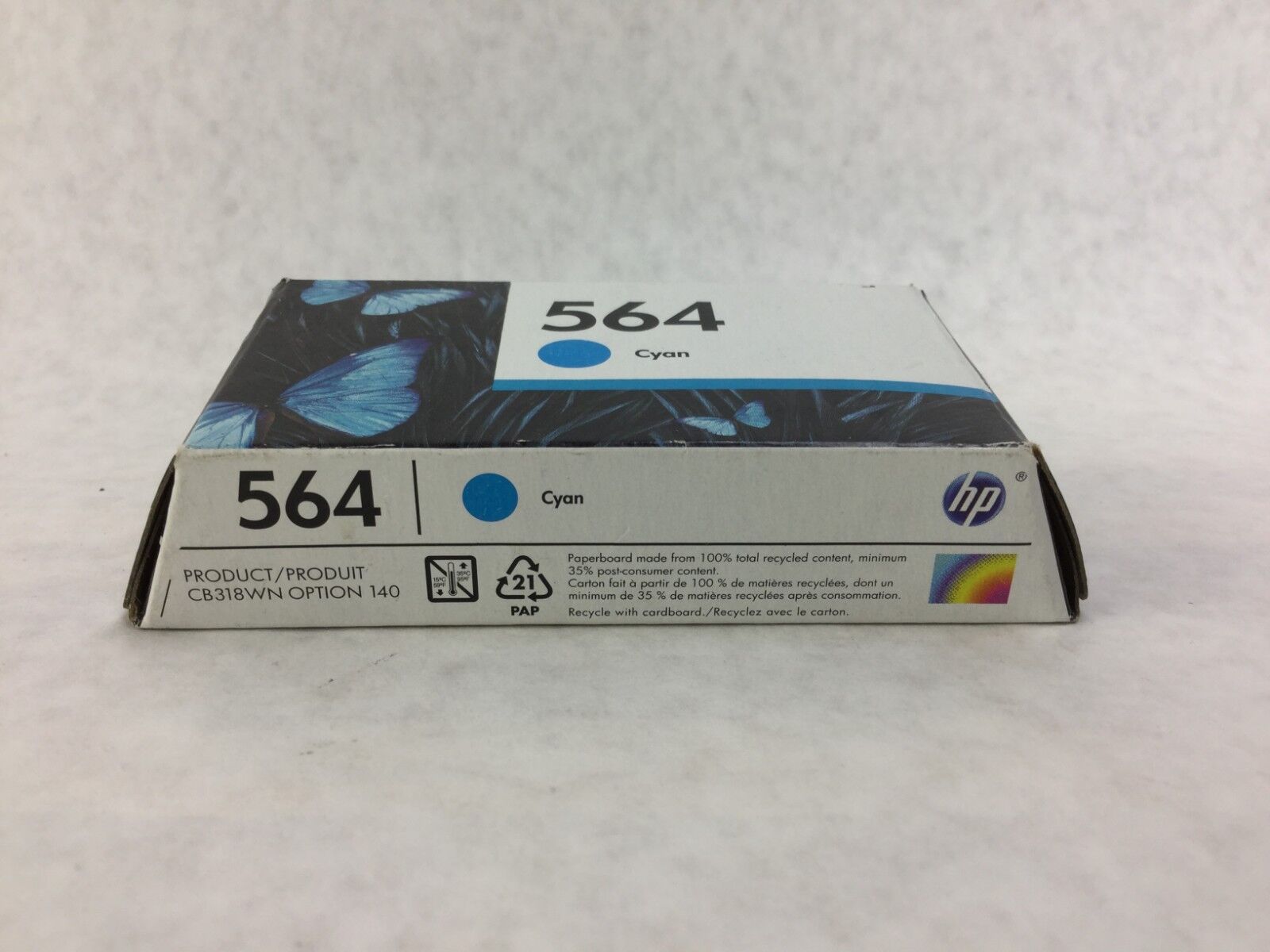 Genuine HP 564 Cyan CB318WN Warranty End Date Jul 2017  Factory Sealed  NIB