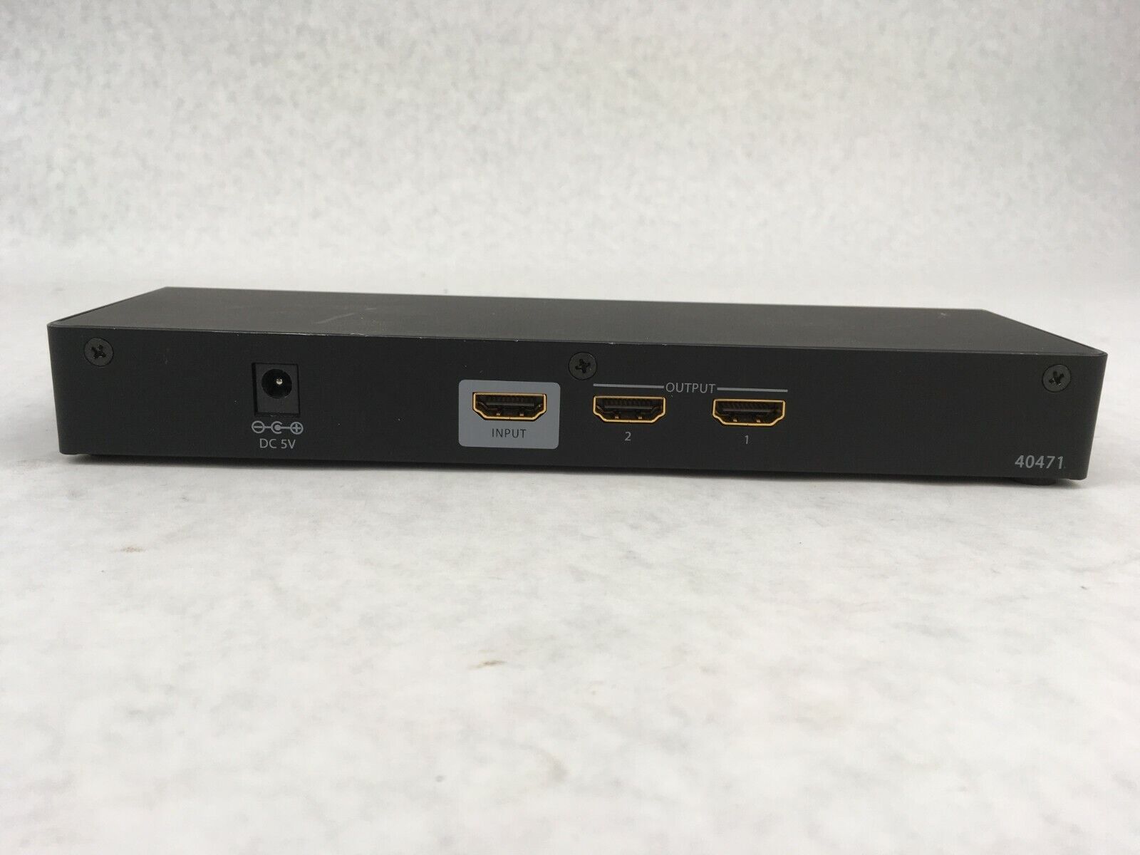 TRULINK 40471 2-Ports HDMI External Video Audio Splitter