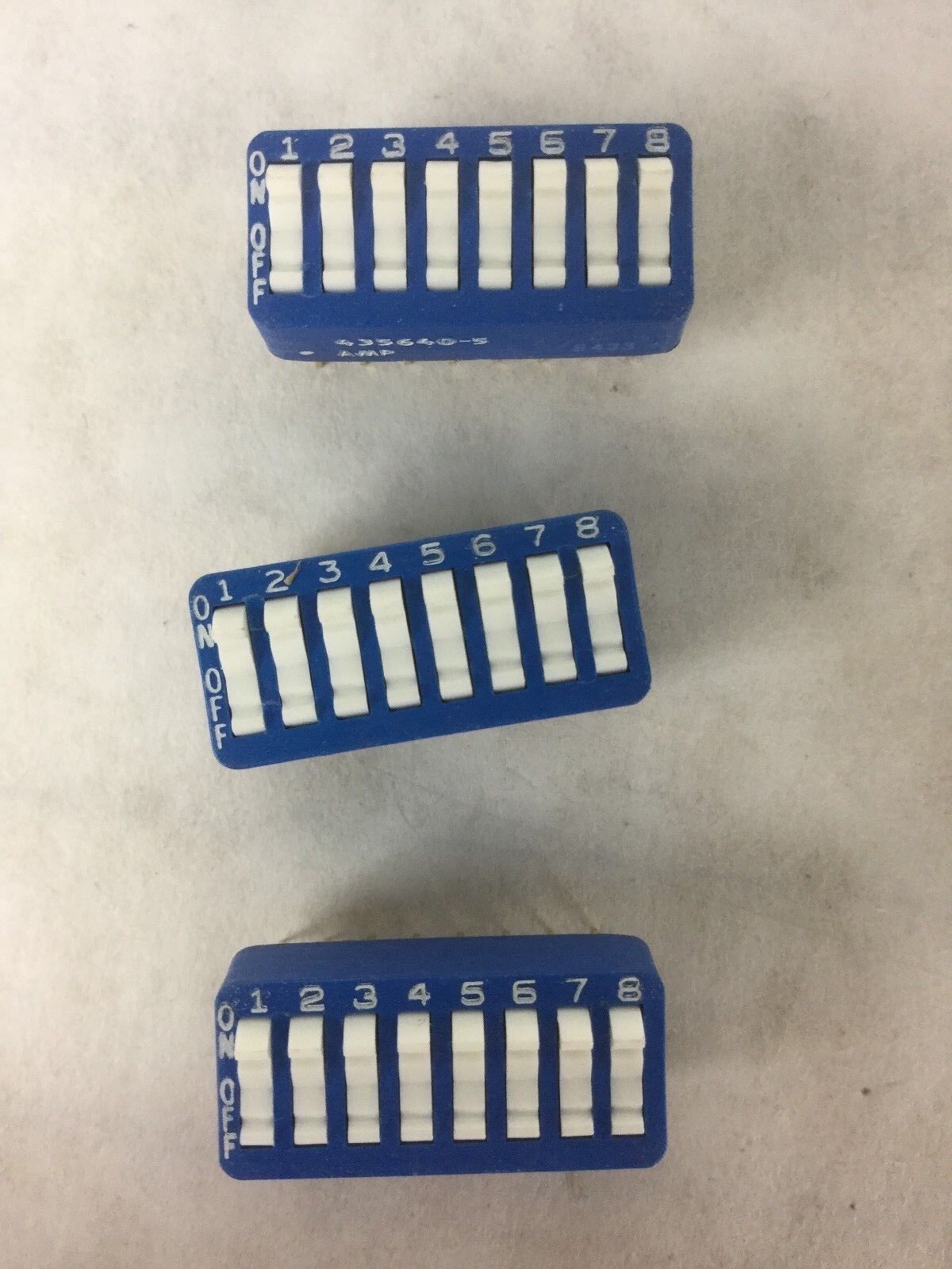 AMP 435640-5 Rocker Switch, Lot of 3, NEW