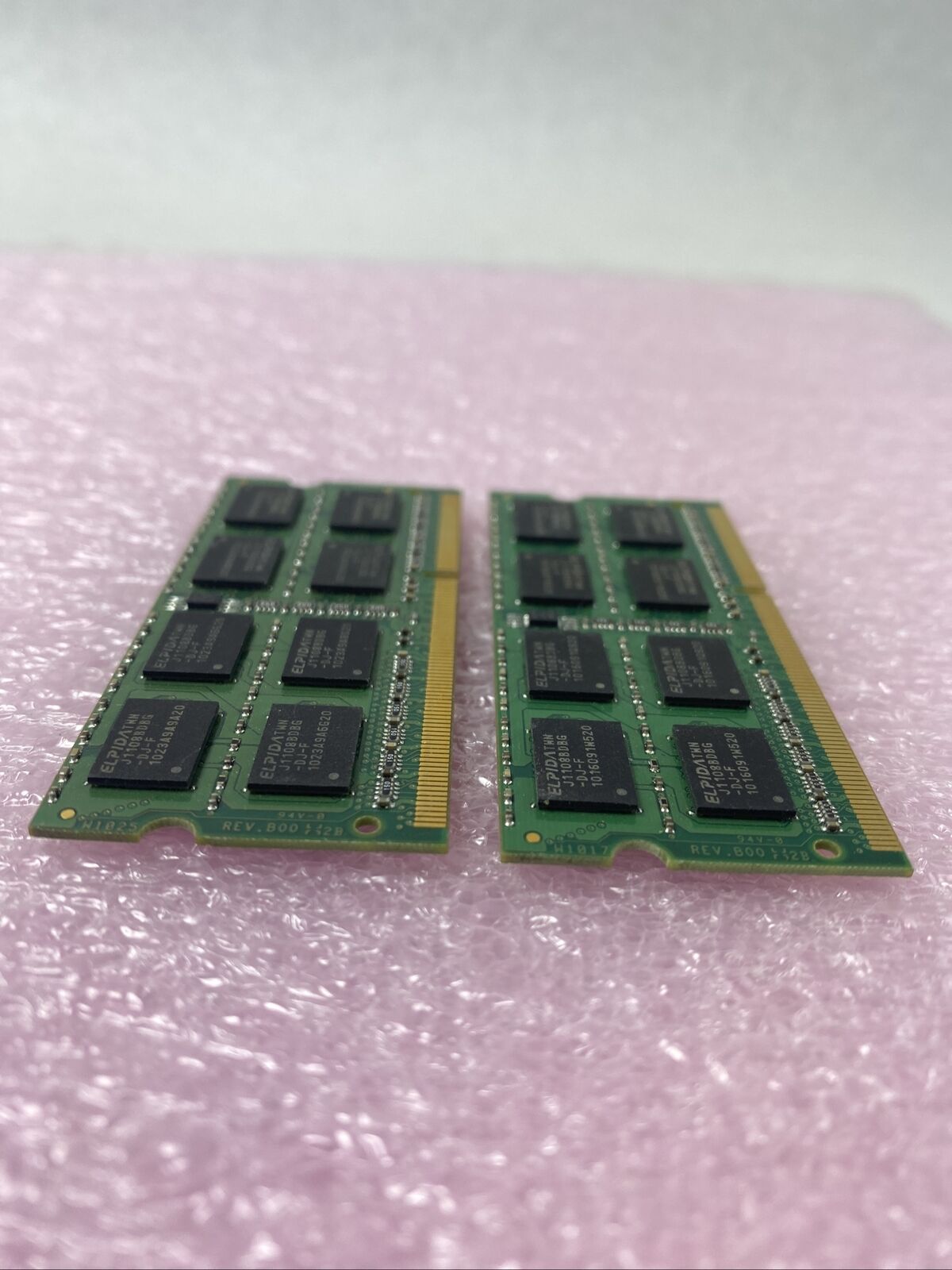 Lot ( 2 ) 2GB Kingston KF073F-ELD PC3-10600S DDR3 Laptop Memory RAM