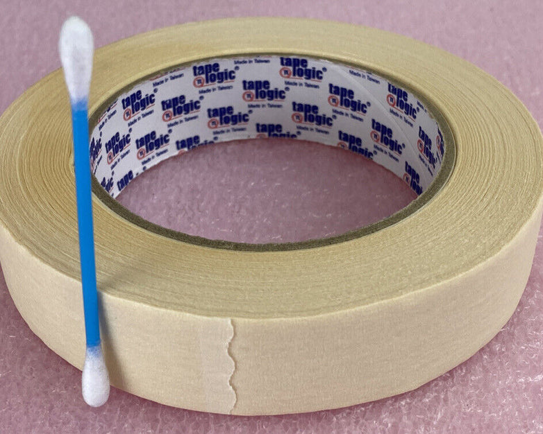 36 rolls tapelogic 2200 4.9 Mil 1" x 60yd or 24mm x 55m tan masking tape
