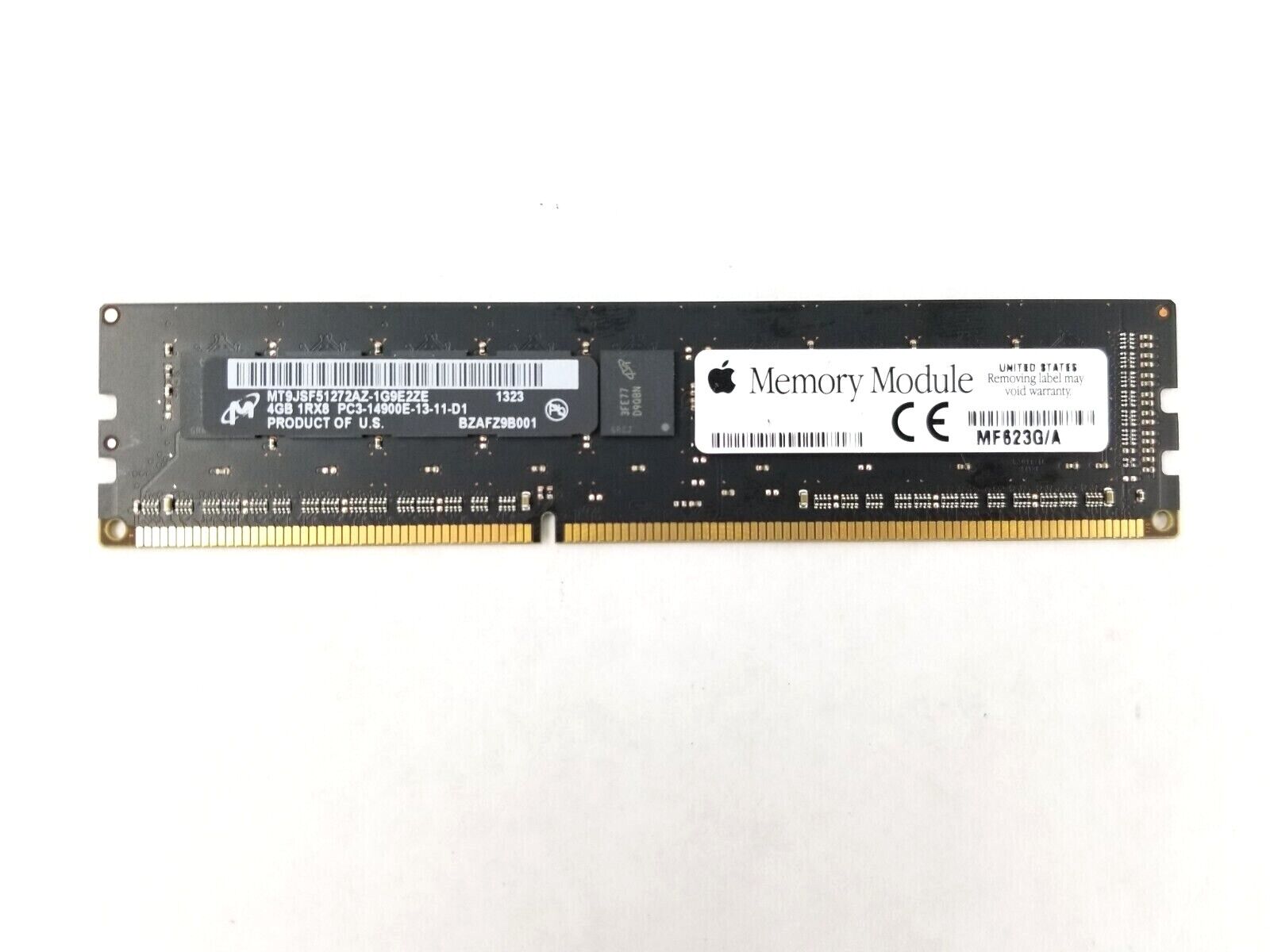Micron 4GB MT9JSF51272AX-1G9E2ZE 1RX8 PC3-14900E-13-11-D1 Apple Memory Module