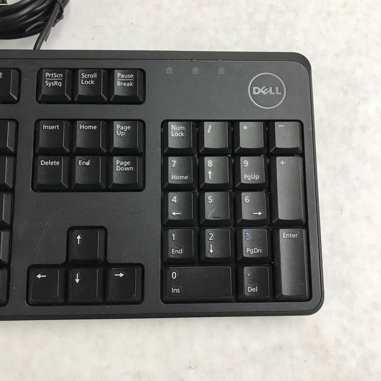 Black Dell KB212-B USB Wired 104-Key Desktop Computer Keyboard 1HF2Y DJ454 DJ458