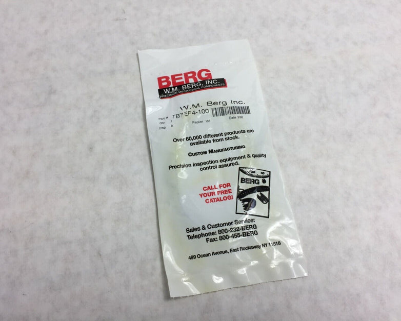 W.M. Berg O-Ring TB7EF4-100  Factory Sealed Package  NOS