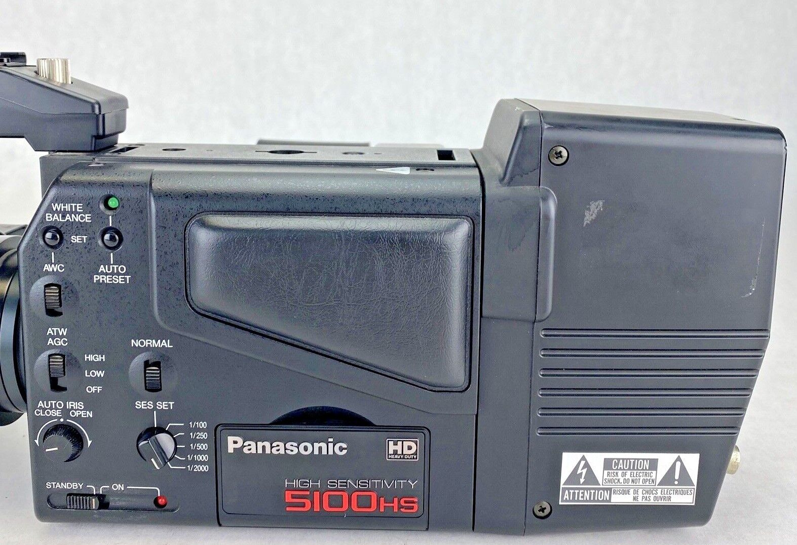 Panasonic WV-D5100HS Camera w/ WV-PS03 + WV-LZ14/8AF Lens NO POWER SUPPLY