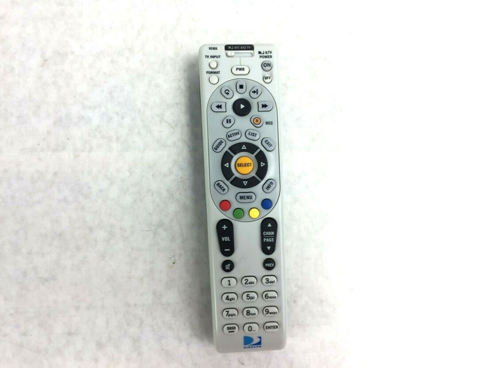 Direct TV RC65X Universal IR HD DVR Remote Control