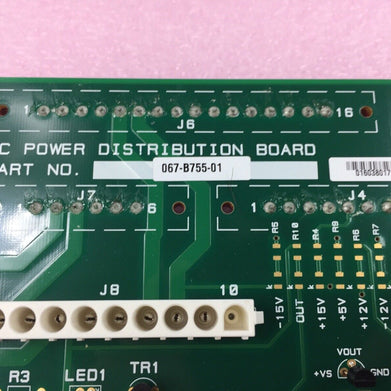 Siemens Bayer 067-B755-01 Power Distribution Board