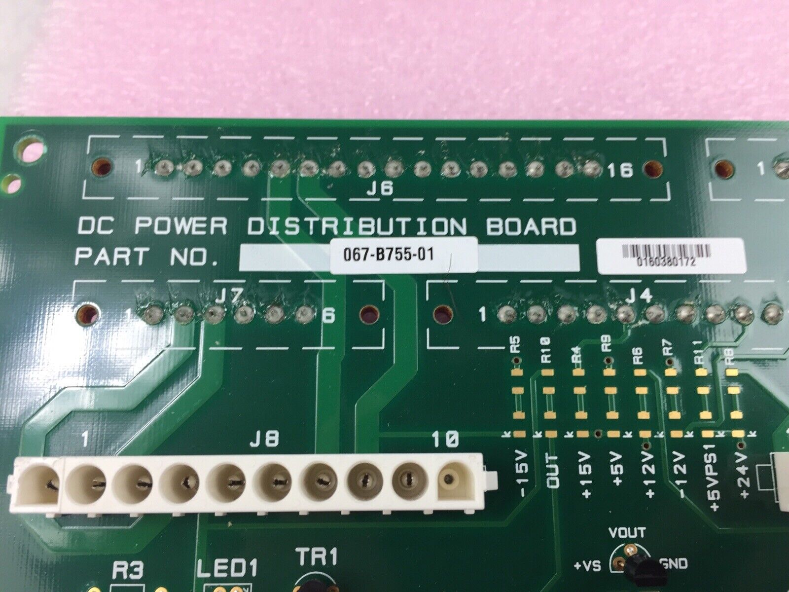 Siemens Bayer 067-B755-01 Power Distribution Board