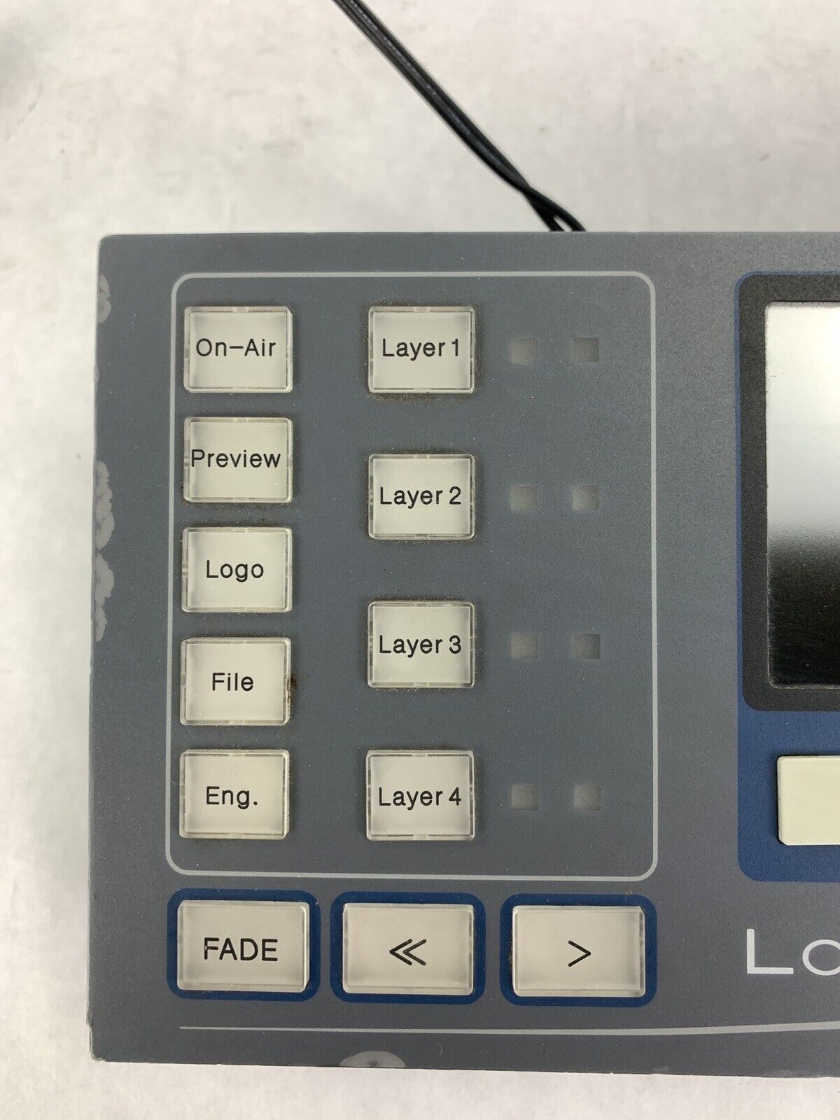 Harris Leitch MGI-RCP-DM LogoMotion II Remote Control Panel LCD Display Keypad