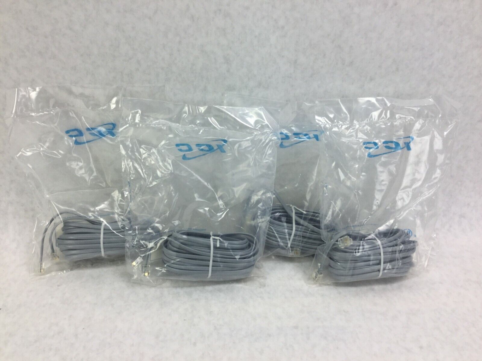 ICC ICLC425FSV 25' ft  Flat Line Cord   Lot of 4   Sealed Packages