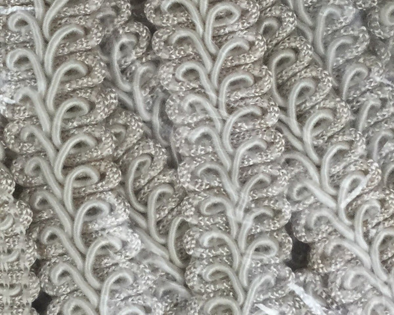 Beige  187 Yards Gimp Braided Vintage Trim, NEW