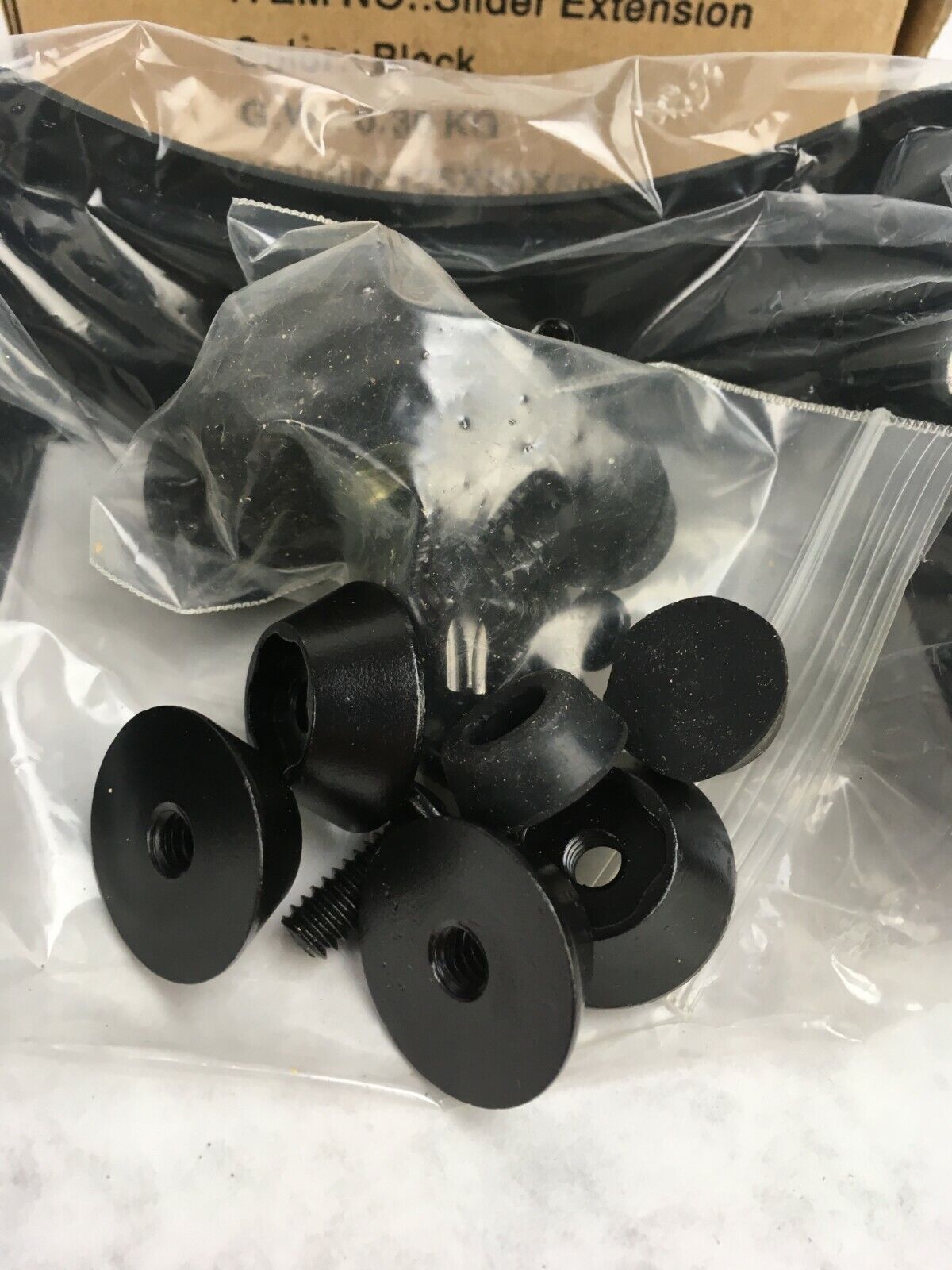 Slider Mount Slider Extension Black .30KG 125x90x50mm Camera Mount