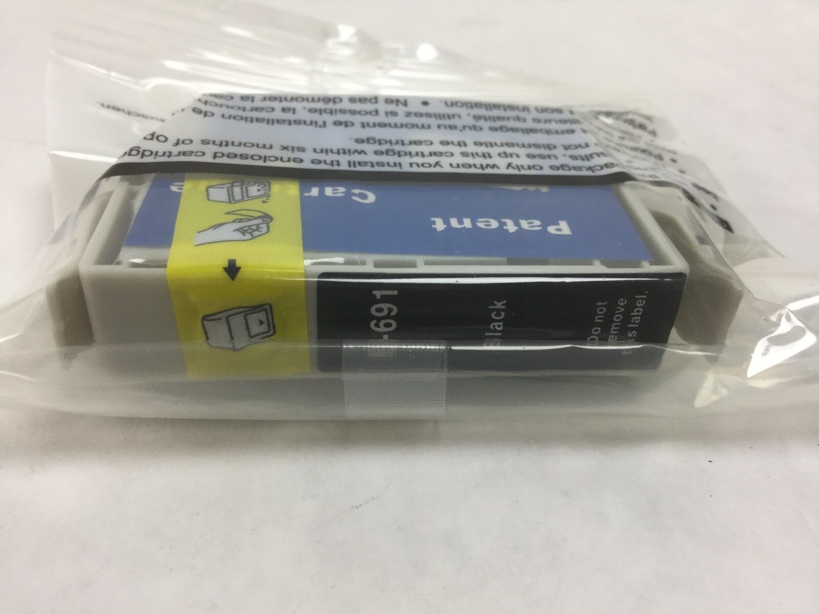 Ink Cartridge for Epson E-691 Black, New Factory Sealed