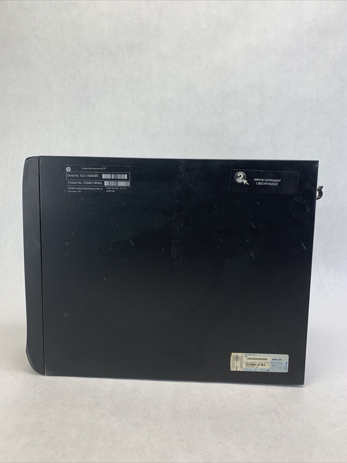 Compaq 100B SFF AMD E-350 1.6GHz 4GB RAM No HDD No OS