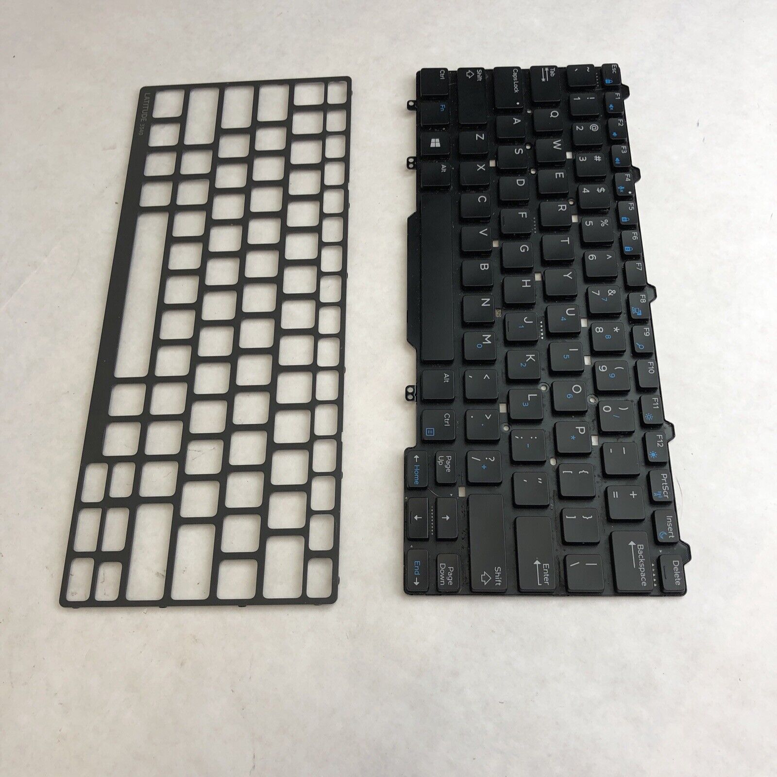 Dell Latitude Replacement Keyboard With Frame Model NSK-LKAUW 01