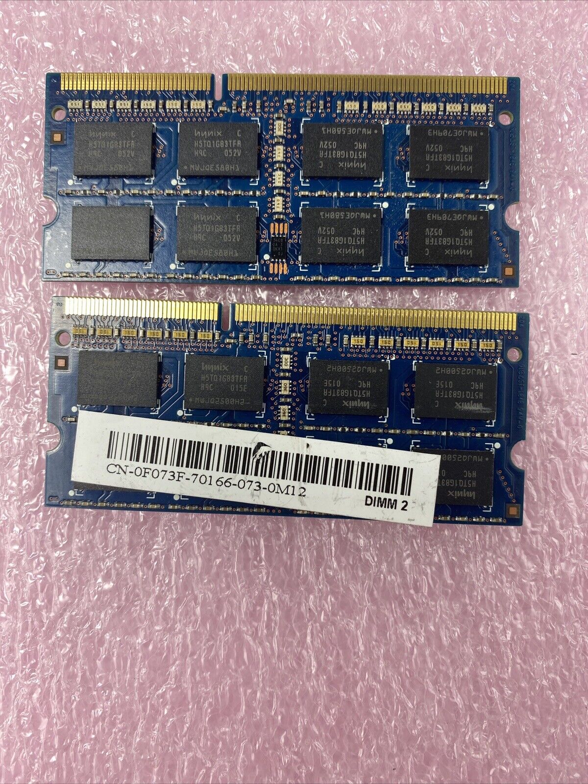 Lot ( 2 ) 2GB Hynix HMT125S6TFR8C-H9 2Rx8 PC3-10600S Laptop Memory
