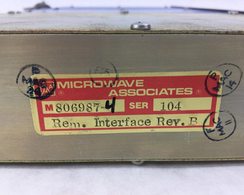 Microwave Associates  PAC 4 P S   Untested
