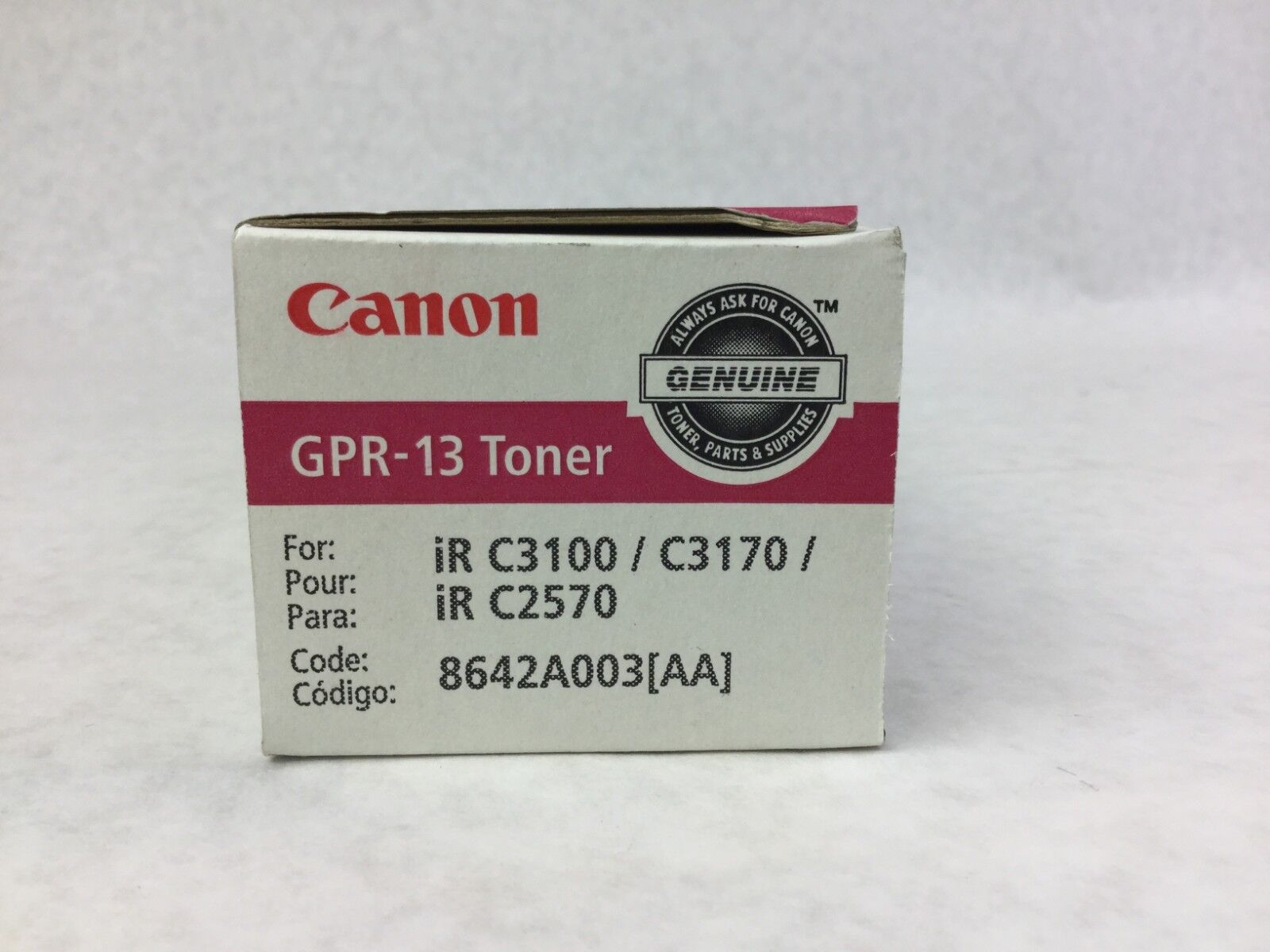Genuine Canon GPR-13 Magenta Toner NIB