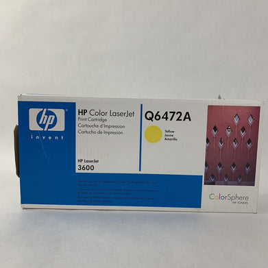 OEM HP 502A Yellow LaserJet Toner Print Cartridge Q6472A