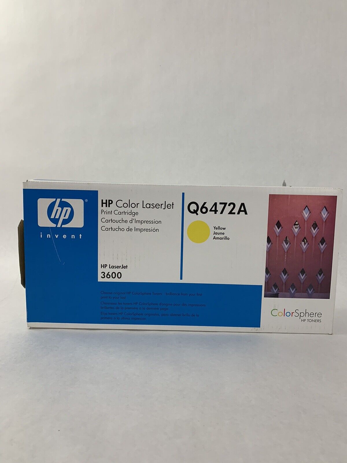 OEM HP 502A Yellow LaserJet Toner Print Cartridge Q6472A