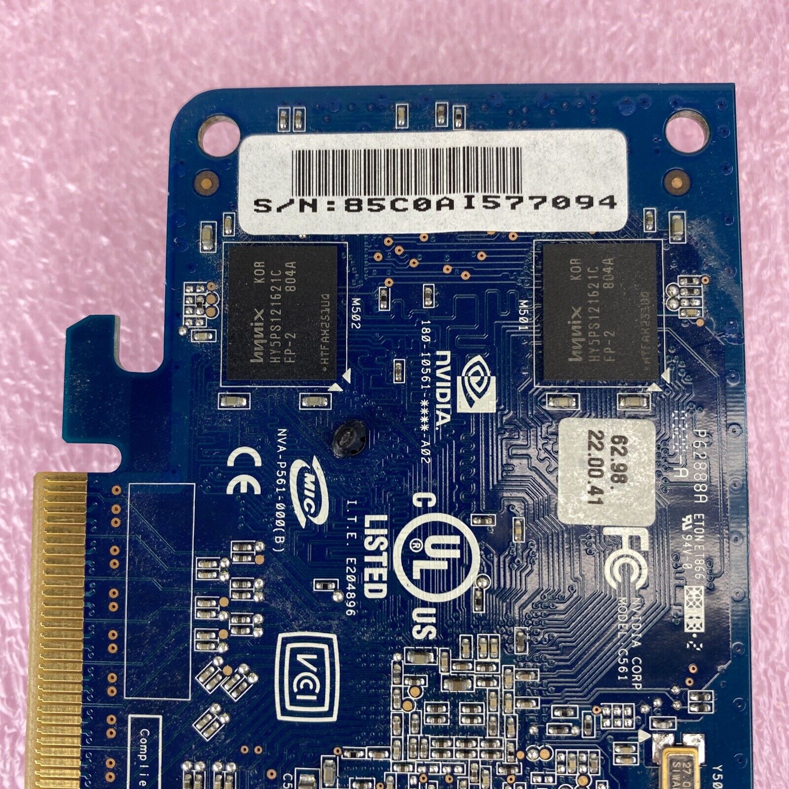 Nvidia C561 GeForce 9300GE 256MB DVI HDMI PCIe video card GPU HP 466851-001