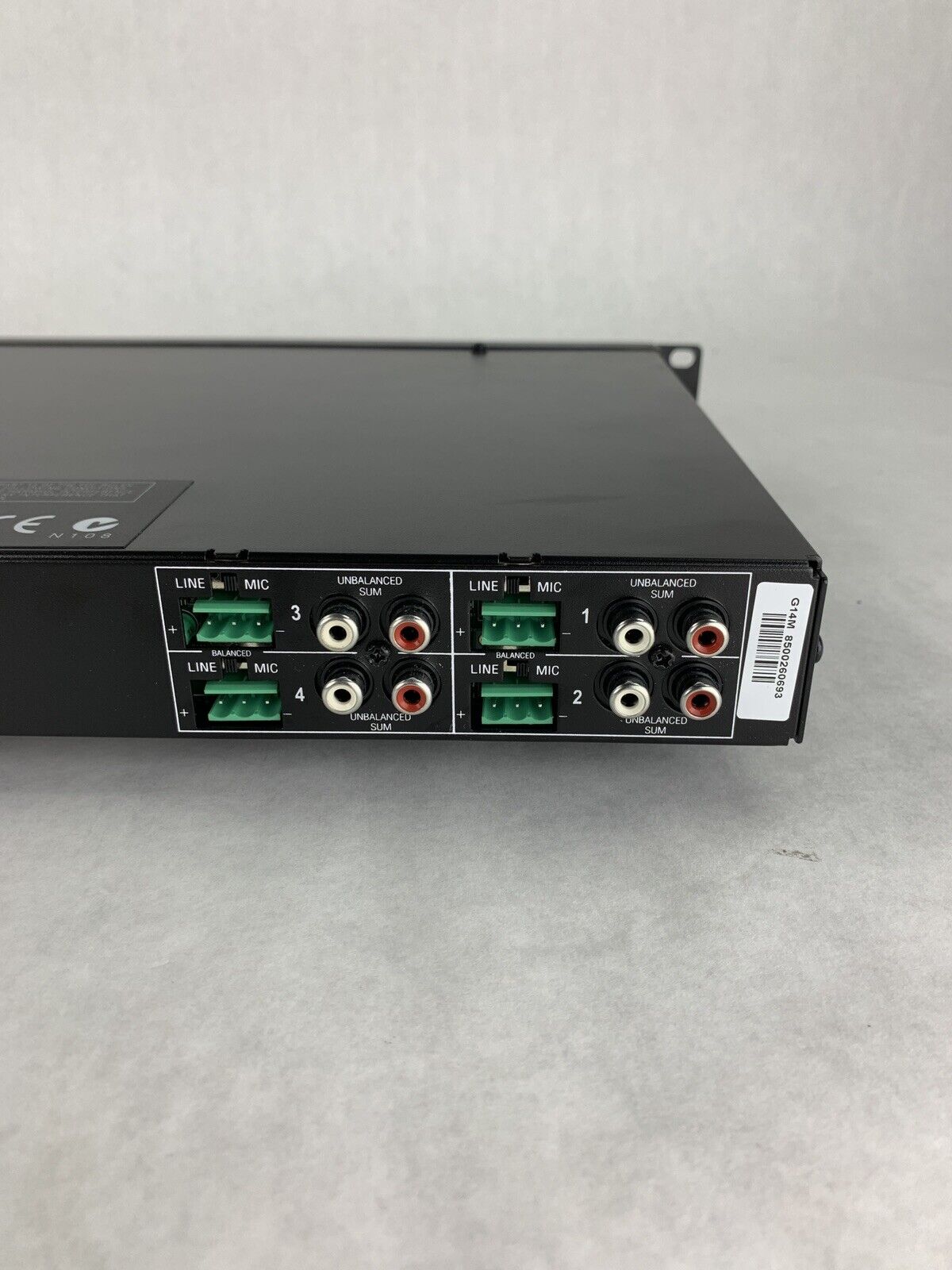 Crown 14M Mixer 4 x 1 Channel Preamp Analog With Tone Generator For Parts