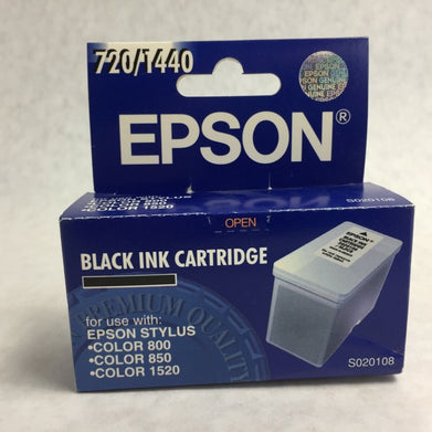 Genuine Epson Black Ink Cartridge S020108