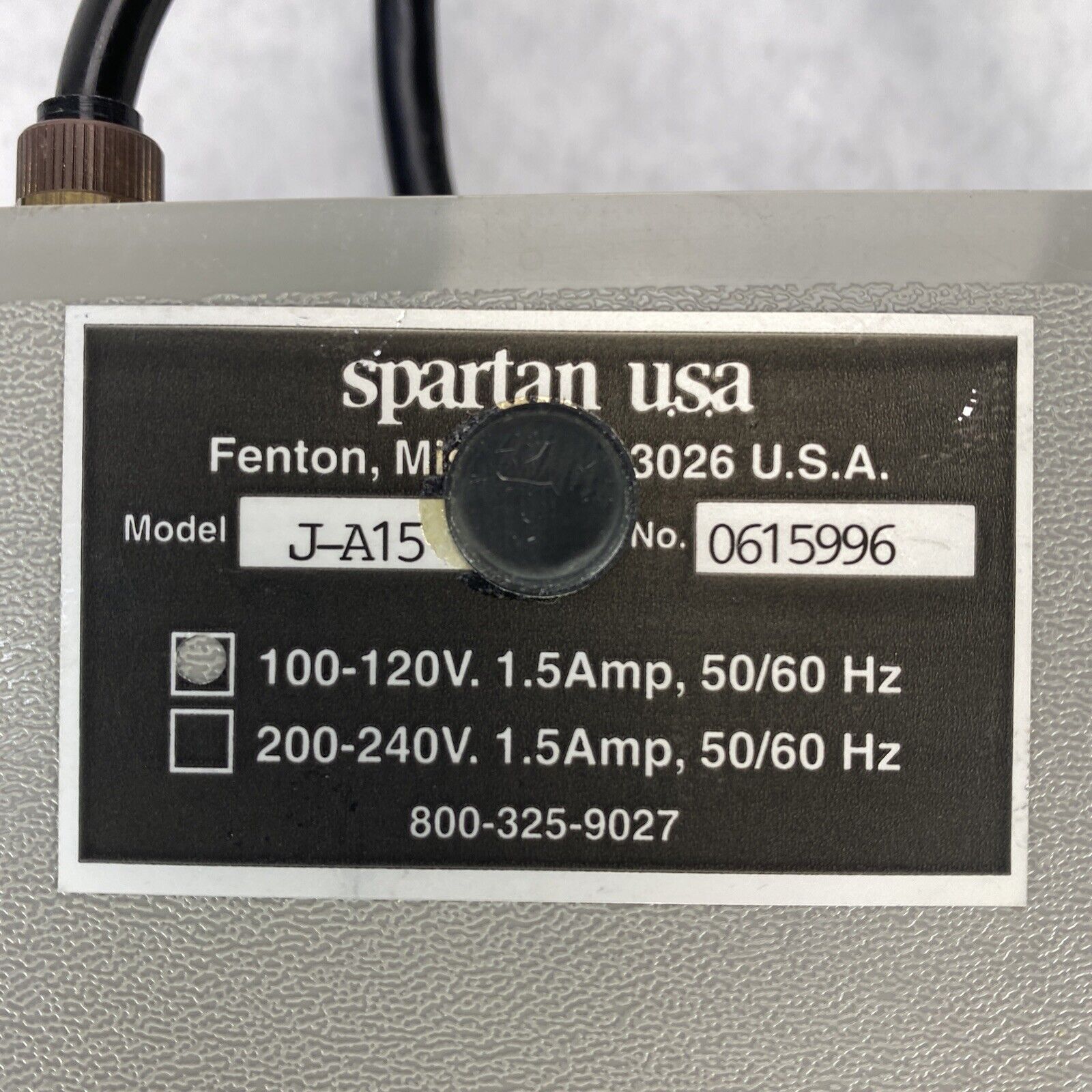 Spartan J-A15 Piezo Ultrasonic Scaler Made In USA w/ Modified Rear Cord