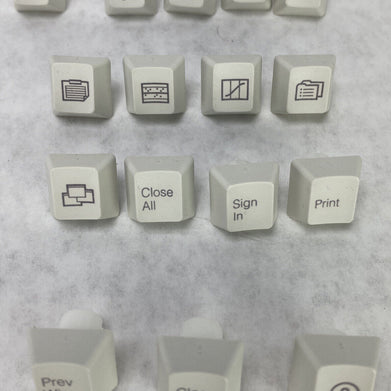 Set( 16 ) EKT-101 Keyboard SPECIALTY Function Top Row Clacky KEYS Vintage