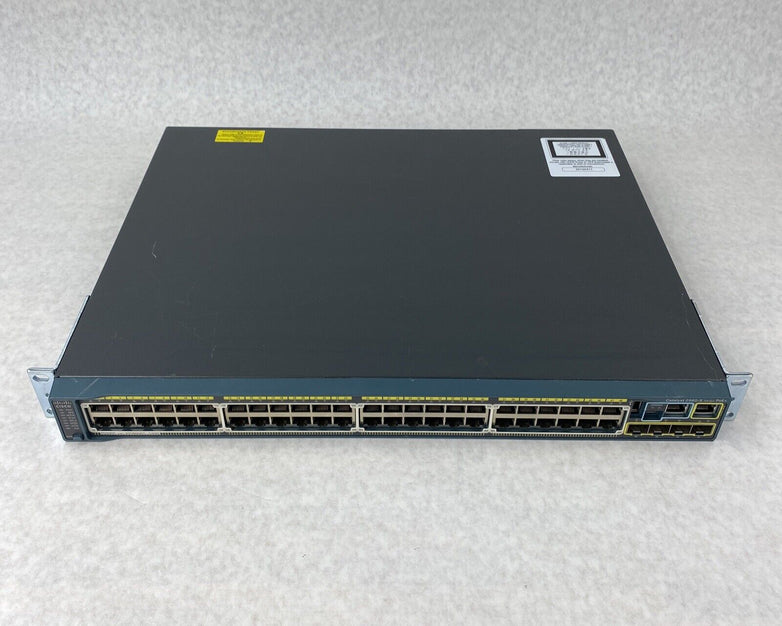 Cisco Catalyst 2960-S Series PoE+ WS-C29605-48FPS-L V03  48-Port Ethernet Switch