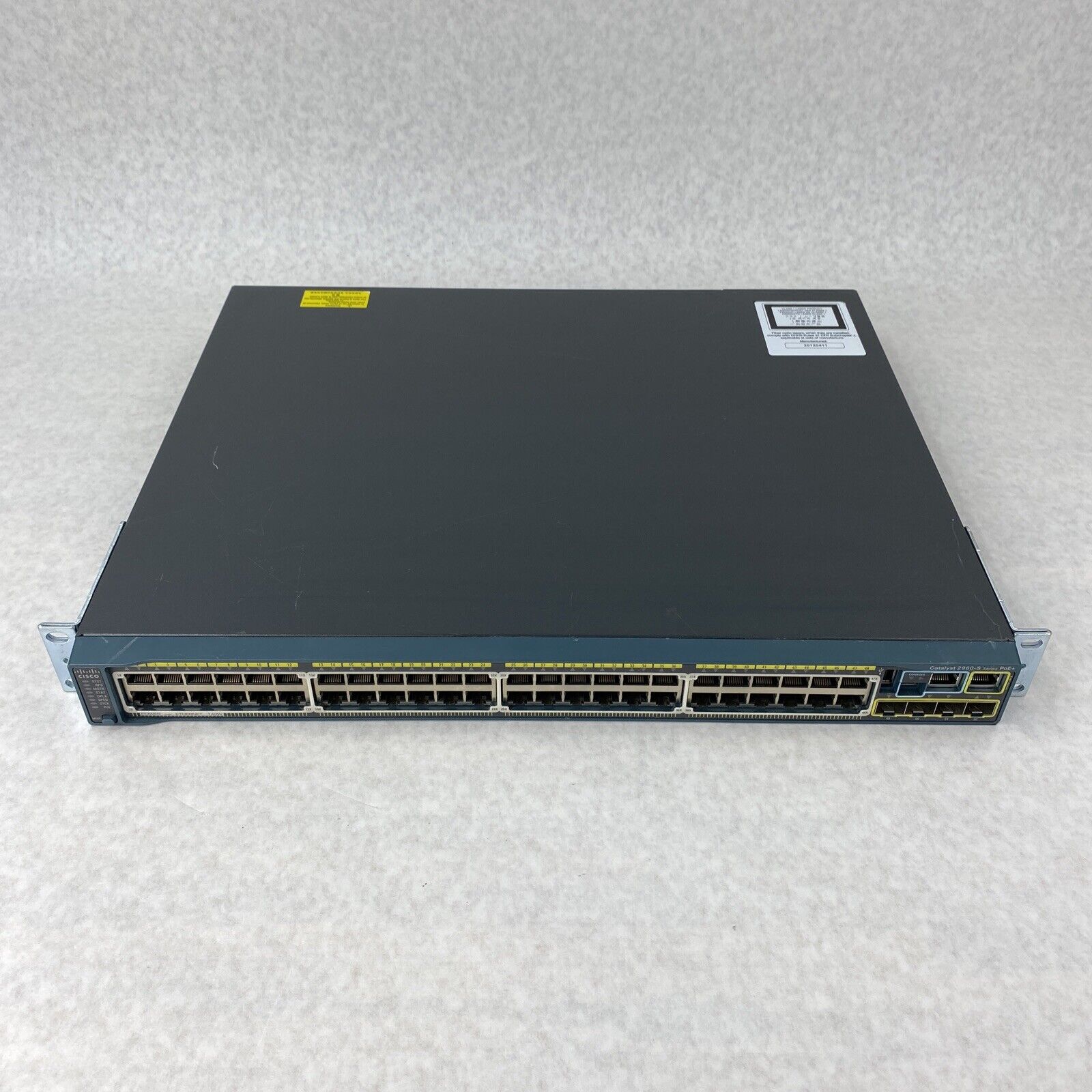 Cisco Catalyst 2960-S Series PoE+ WS-C29605-48FPS-L V03  48-Port Ethernet Switch