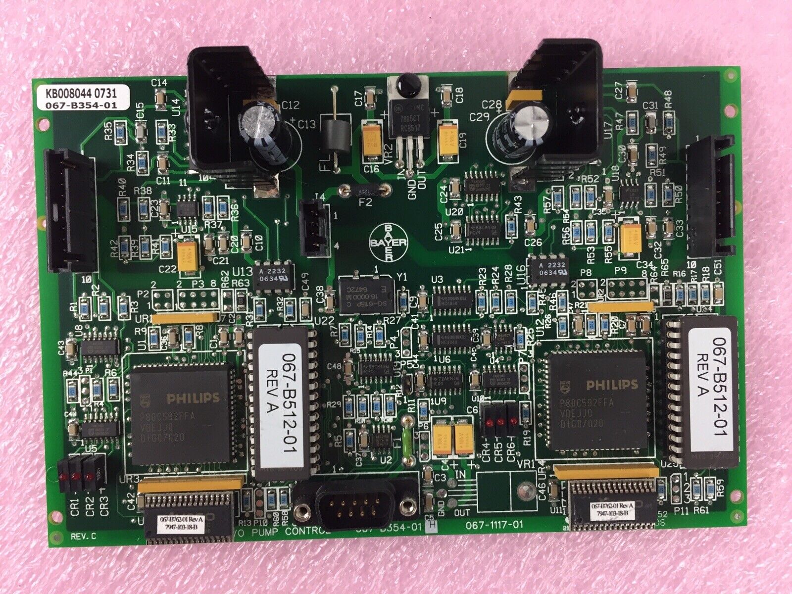 Siemens Bayer 067-B354-01D Dual Servo Pump Control Board 067-1117-01B