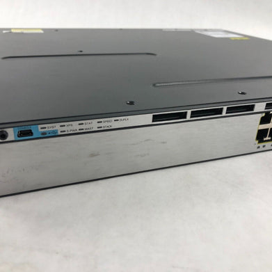 Cisco Catalyst WS-C3750X-24T-S 24-Ports Gigabit Network Switch