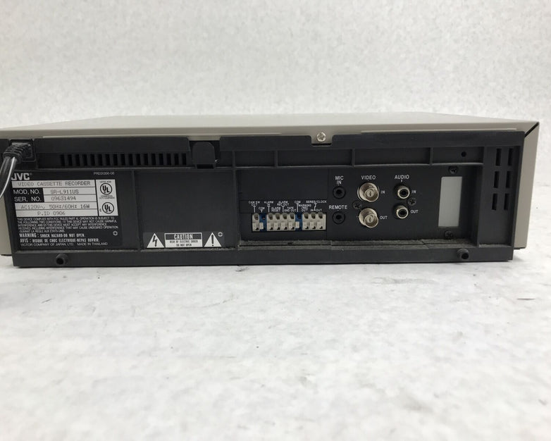 JVC Video Cassette Recorder SR-L911US AC120V 50/60Hz 16W