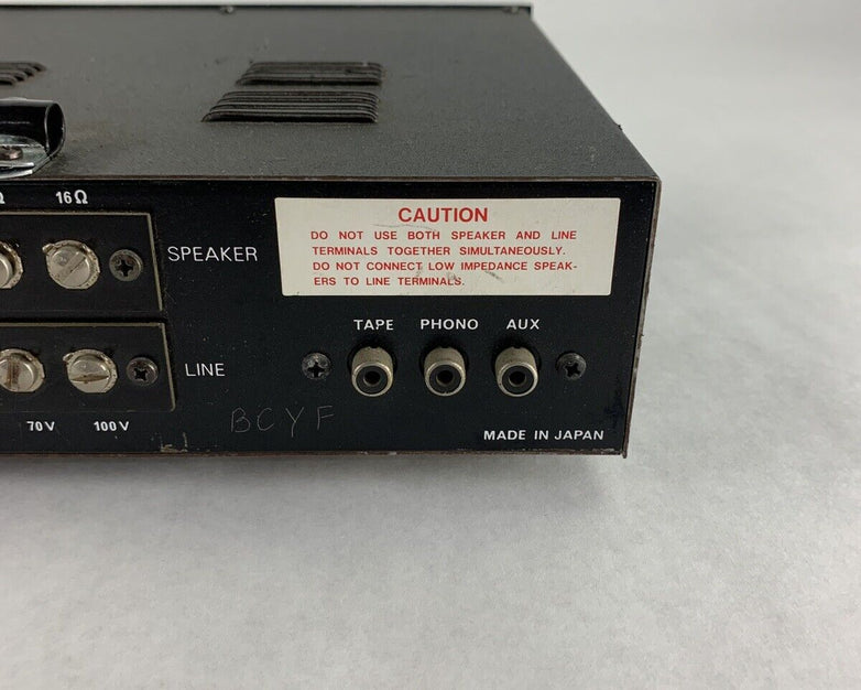 Vintage Vanco Public Address Amplifier PA A-50  Untested