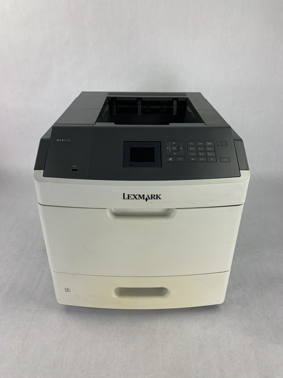 Lexmark MS811N Laser Printer 40G0200 Tested Missing Imaging Unit/Fuser