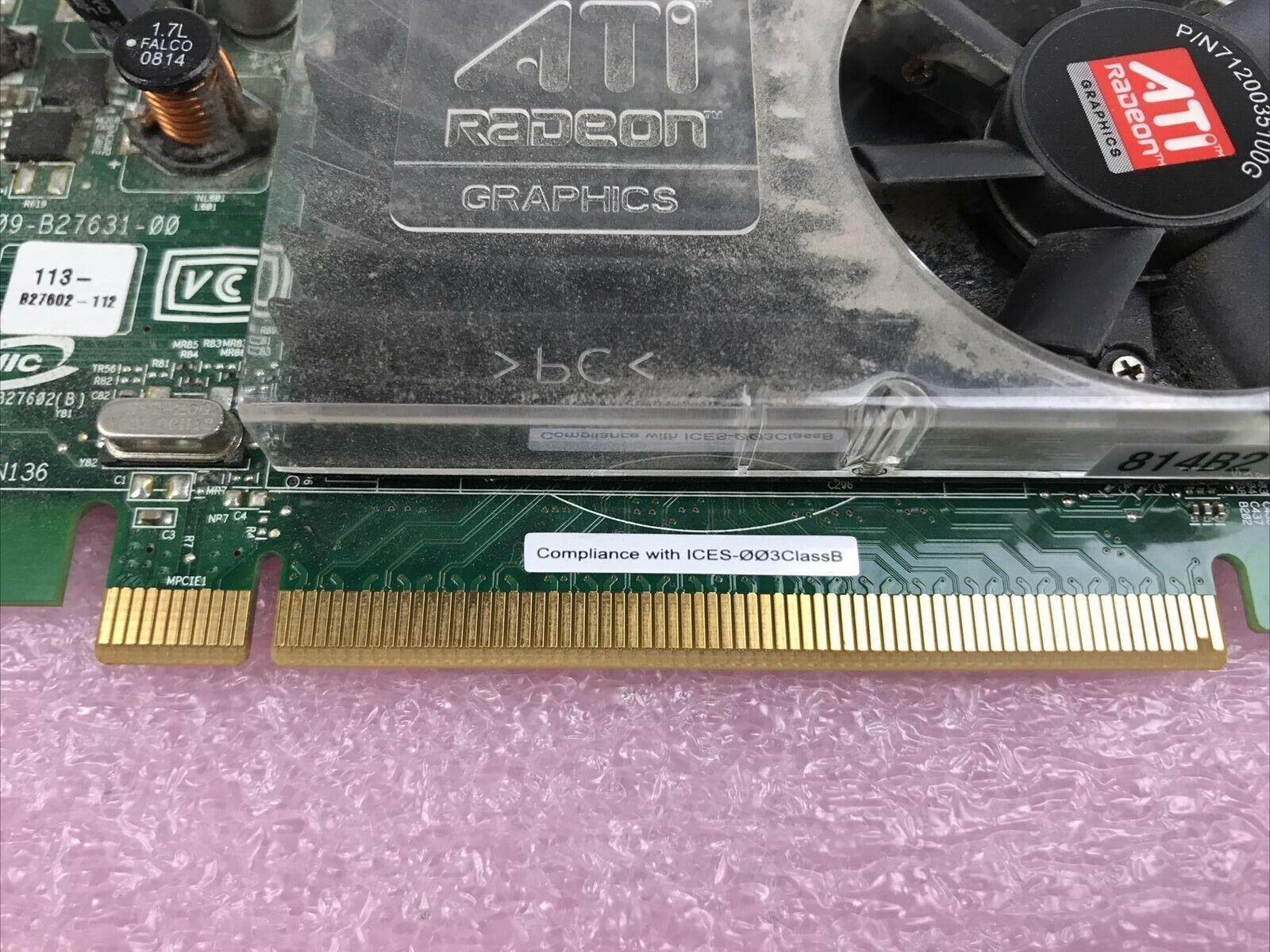 DELL 0XX355 ATI Radeon 109-B27631-00 256MB PCI-E Low Profile Video Card